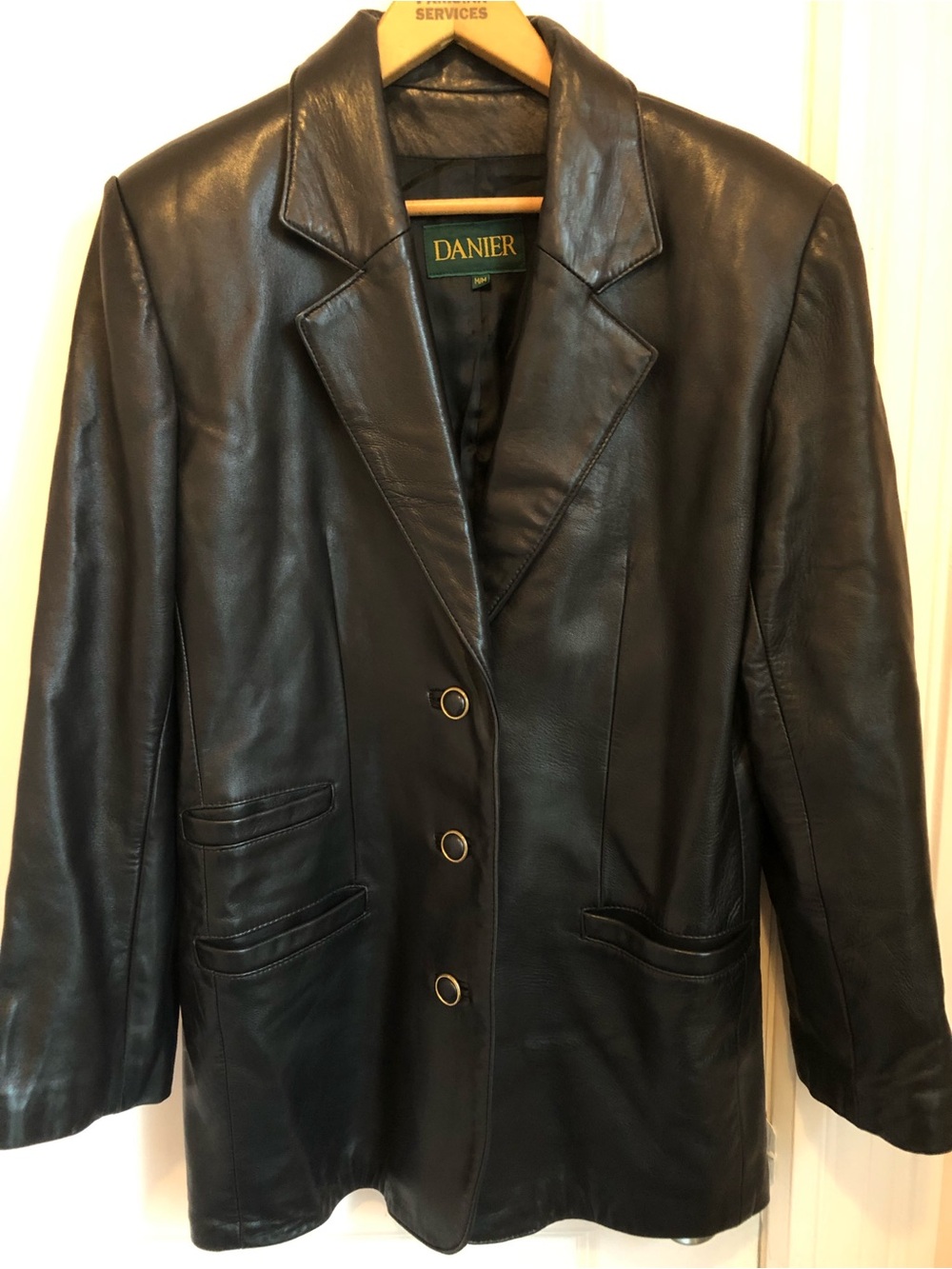 VINTAGE Danier Leather Jacket Medium Made in Canada